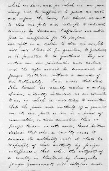Gideon Welles to Abraham Lincoln, August 5, 1861 (Page 4)