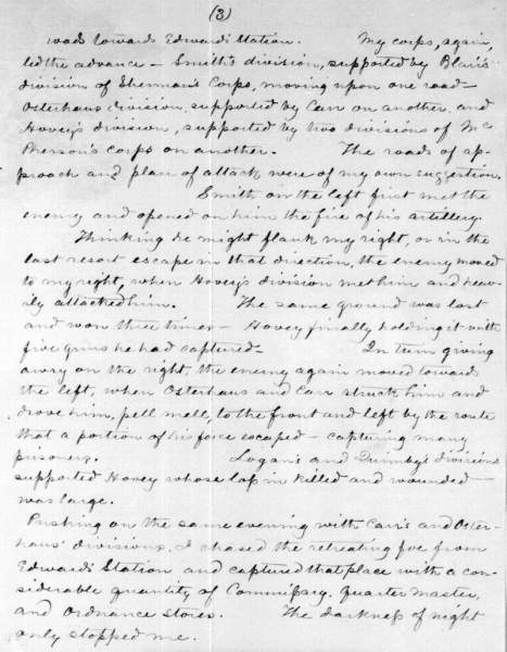 John A. McClernand to Abraham Lincoln, May 29, 1863 (Page 3)