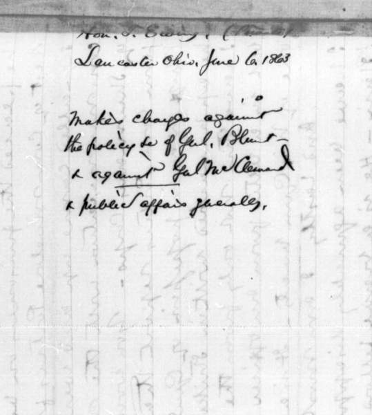 Thomas Ewing to Abraham Lincoln, June 6, 1863 (Page 4)