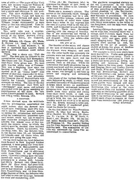 Recollection by Murat Halstead, Republican National Convention, May 16-18, 1860 (Page 4)
