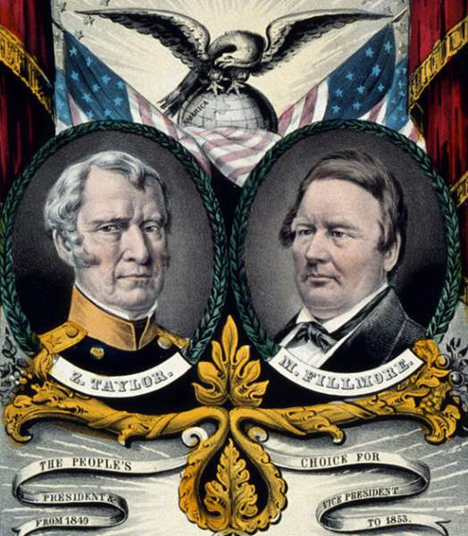 Election of 1848, topic image (Whig Banner)