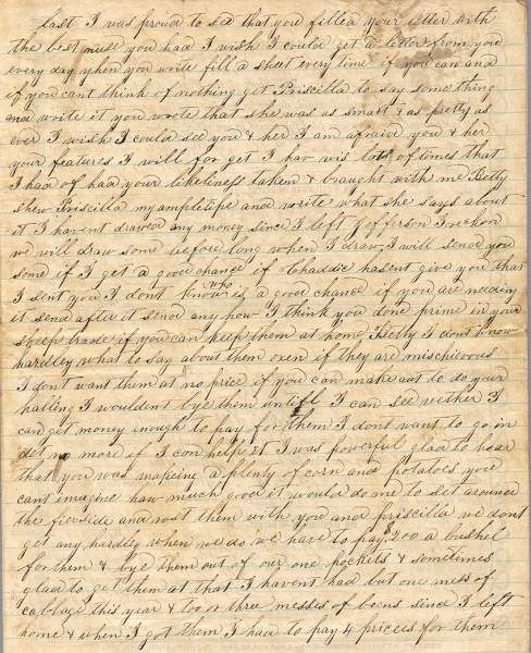 William Elisha Stoker to Elizabeth E. Stoker, October 12, 1862 (Page 2)