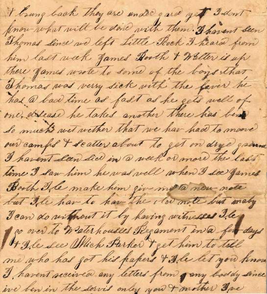William Elisha Stoker to Elizabeth E. Stoker, February 28, 1863 (Page 3)