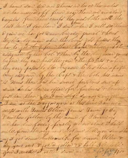William Elisha Stoker to Elizabeth E. Stoker, April 12, 1863 (Page 3)
