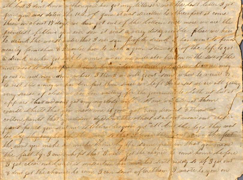 William Elisha Stoker to Elizabeth E. Stoker, July 18, 1863 (Page 2)