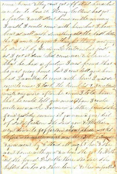 William Elisha Stoker to Elizabeth E. Stoker, August 26, 1863 (Page 2)