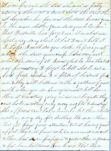 William Elisha Stoker to Elizabeth E. Stoker, August 26, 1863 (Page 3)