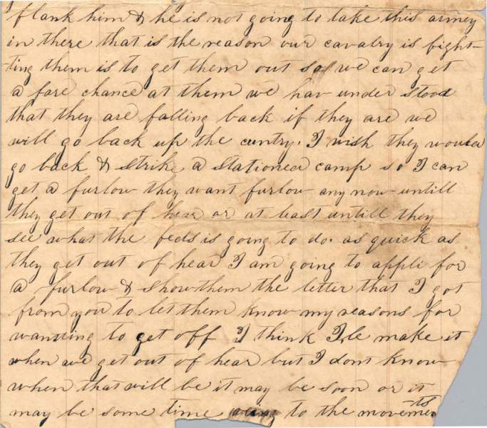 William Elisha Stoker to Elizabeth E. Stoker, October 20, 1863 (Page 2)
