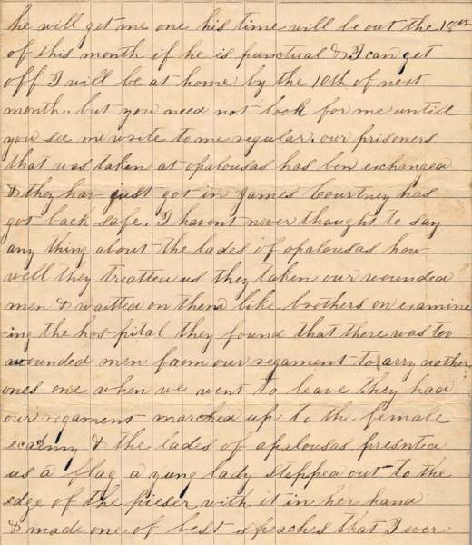 William Elisha Stoker to Elizabeth E. Stoker, January 3, 1864 (Page 3)