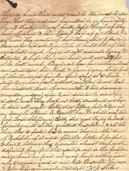 William Elisha Stoker to Elizabeth E. Stoker, April 6, 1864 (Page 2)