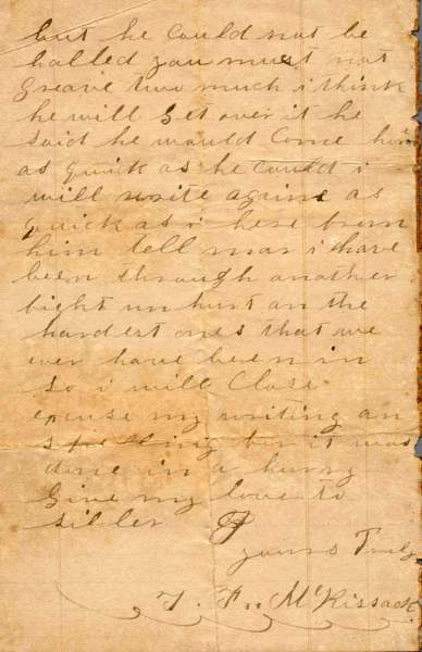 Thomas F. McKissack to Elizabeth E. Stoker, May 7, 1864 (Page 2)