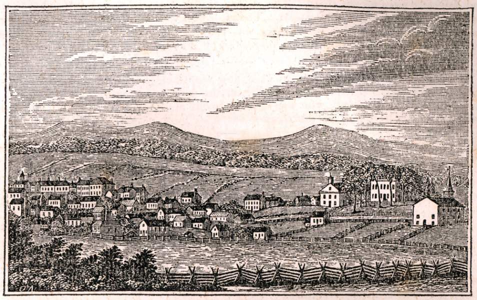 Abingdon, Virginia, circa 1850