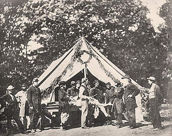 Amputation at Camp Letterman, Gettysburg, 1863
