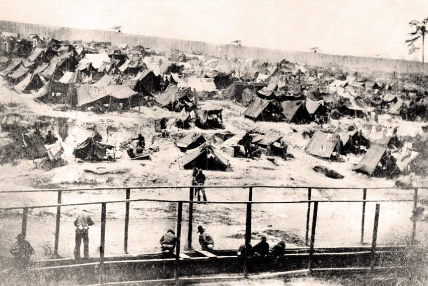 Latrine, Camp Sumter, Andersonville, Georgia, circa 1864