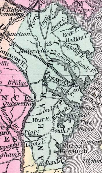Anne Arundel County, Maryland, 1857