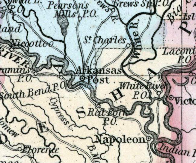 Arkansas Post, Arkansas, 1857