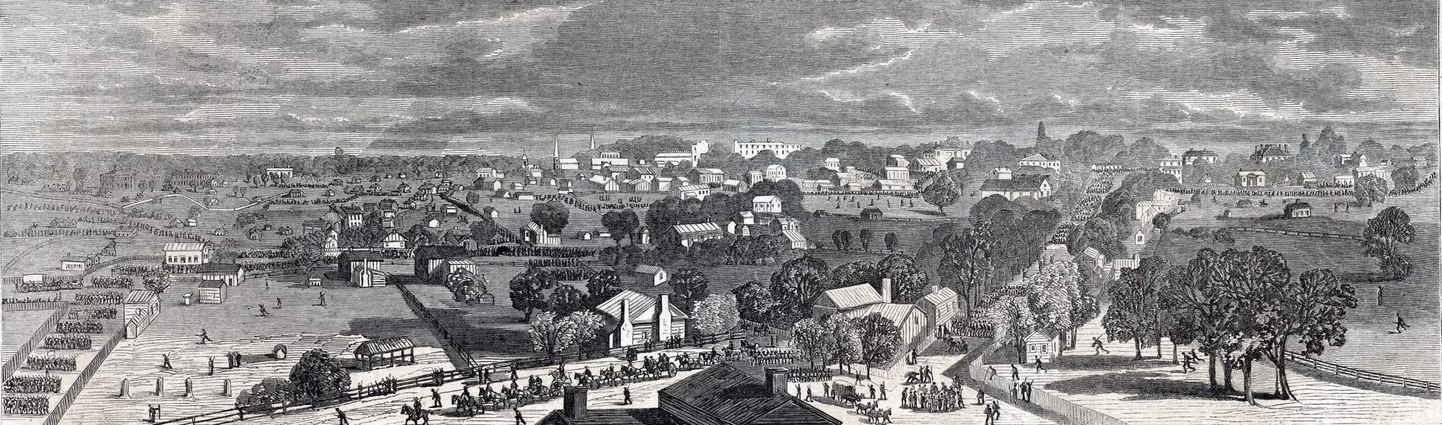 Atlanta, Georgia, November 11, 1864, artist's impression, zoomable image