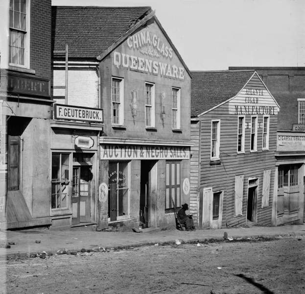 Former Slave Auction House, Whitehall Street, Atlanta, Georgia, November 1864, zoomable image