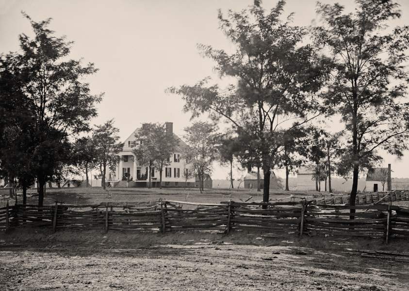 "Auburn," home of John Minor Botts, Culpeper County, Virginia, September 1863, zoomable image 