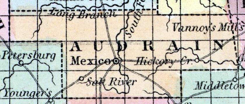 Audrain County, Missouri, 1857
