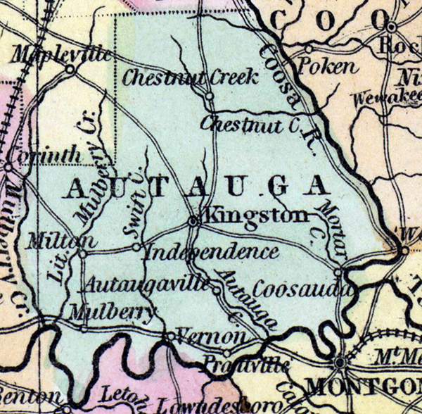 Autauga County, Alabama, 1857