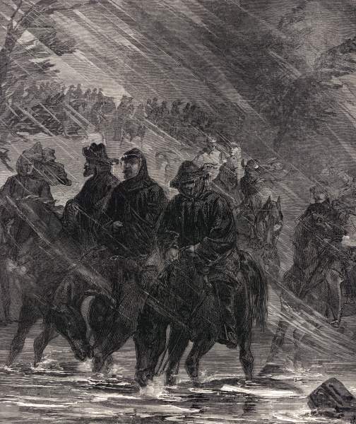 General Averell's cavalry raid into Virginia, December 8-29, 1863, artist's impression, zoomable image