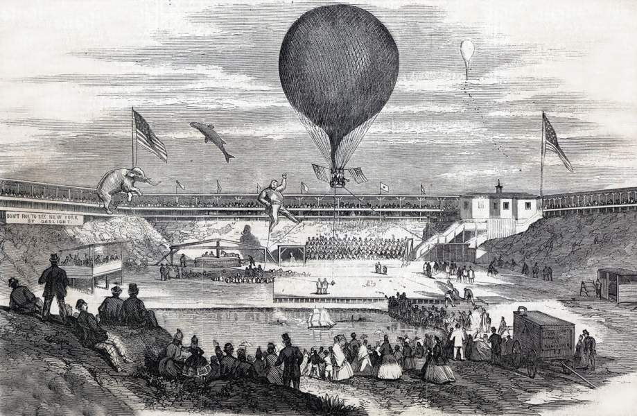 Lowe's Aeronautic Amphitheatre, New York City, artist's impression