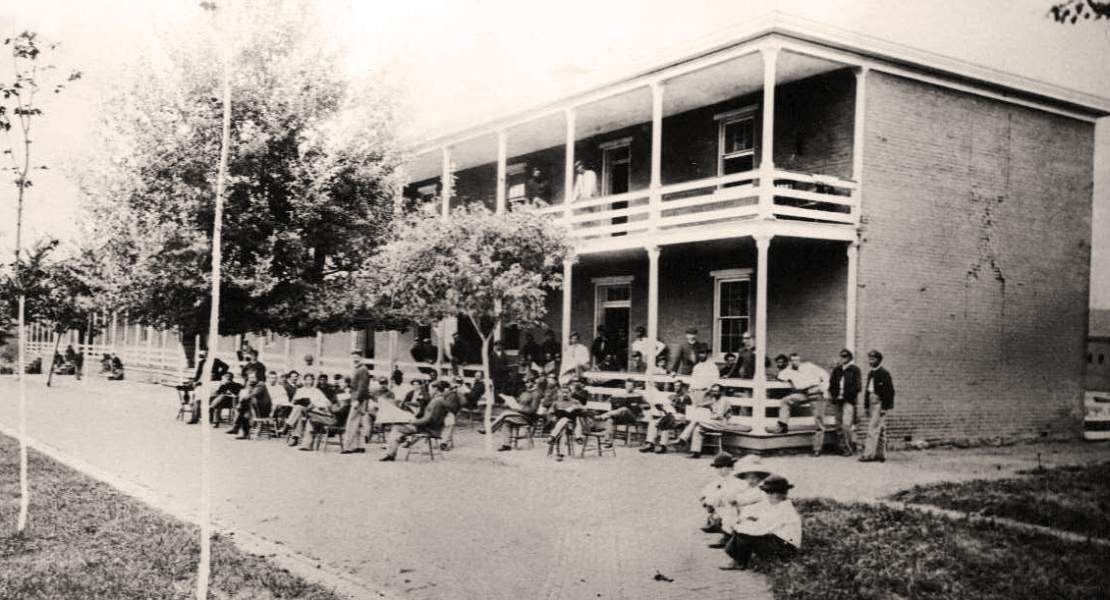 Barracks Two, Carlisle Barracks, Carlisle, Pennsylvania, circa 1867, detail