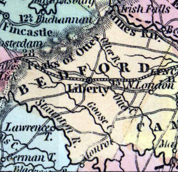Bedford County, Virginia, 1857