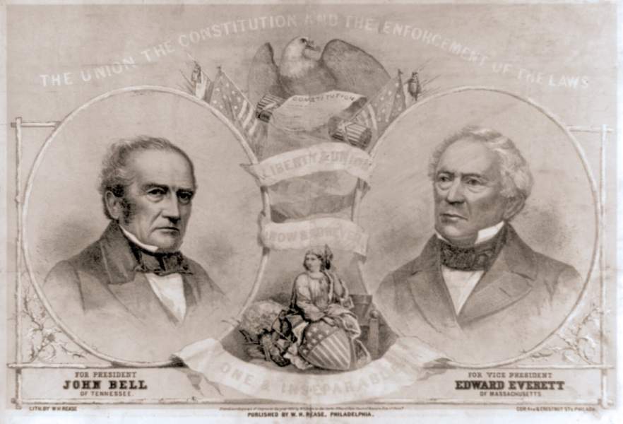 Constitutional Union Campaign Banner, 1860