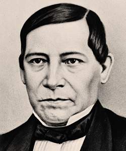 Benito Juarez, circa 1860, detail
