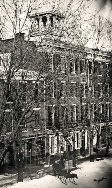 Benz House (formerly Farmers' Hotel), East High Street, Carlisle, Pennsylvania, circa 1873