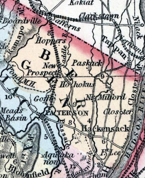 Bergen County, New Jersey, 1857