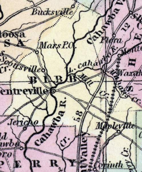 Bibb County, Alabama, 1857
