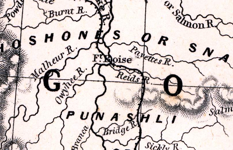 Boise area, Nebraska Territory, 1857