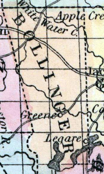 Bollinger County, Missouri, 1857