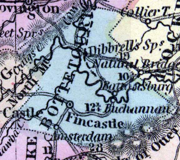 Botetourt County, Virginia, 1857