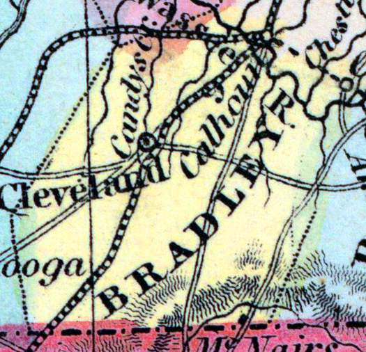 Bradley County, Tennessee, 1857