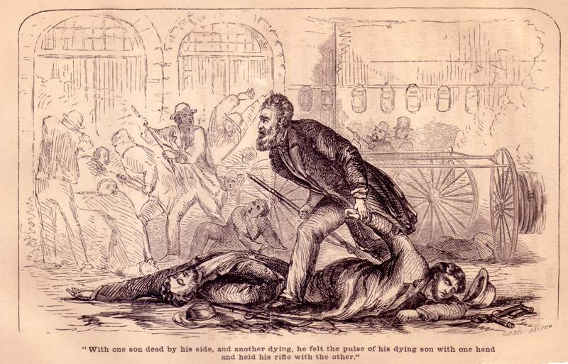 John Brown and his Sons in the Engine House, Harpers Ferry, October 17, 1859