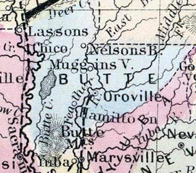 Butte County, California, 1860