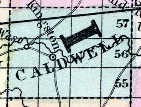 Caldwell County, Missouri, 1857