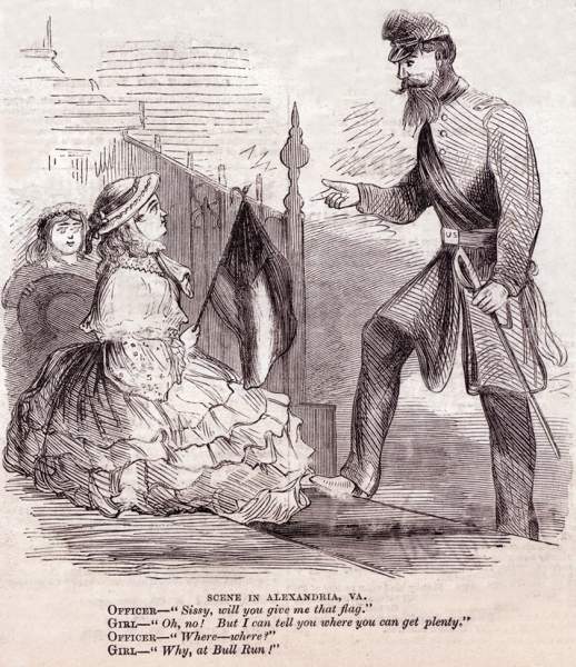 "Scene in Alexandria," cartoon, September 21, 1861