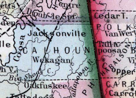 Calhoun County, Alabama, 1857