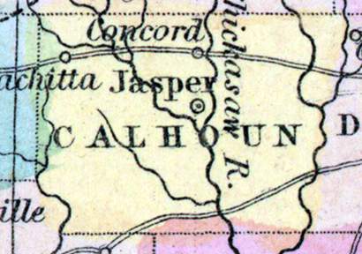 Calhoun County, Georgia, 1857
