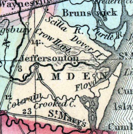 Camden County, Georgia, 1857