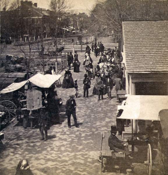 Central Square, Carlisle, Pennsylvania, 1860