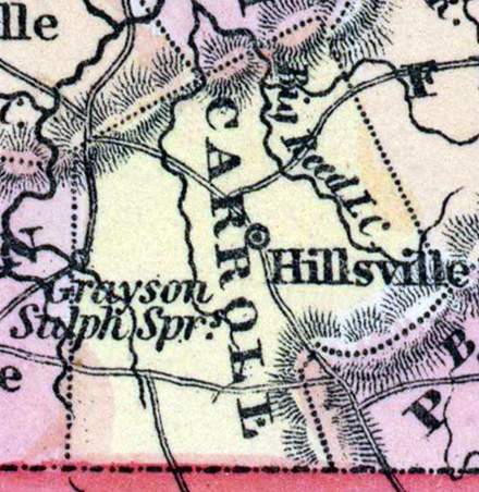 Carroll County, Virginia, 1857