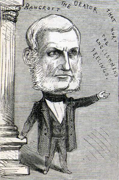 George Bancroft, April 1866, Thomas Nast cartoon