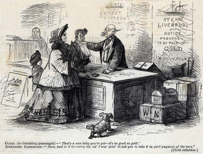 "Good as Gold," cartoon, May 9, 1863
