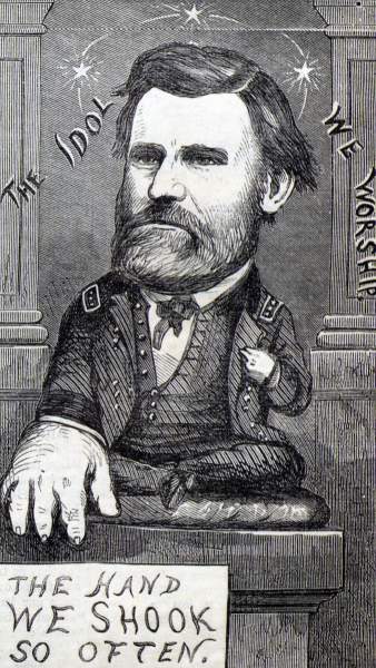 Ulysses Simpson Grant, April 1866, Thomas Nast cartoon
